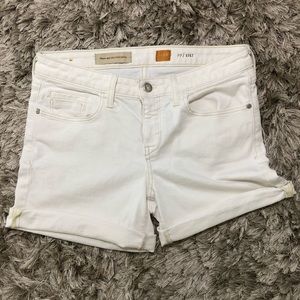 Anthropologie / Pilcro | White Denim Shorts